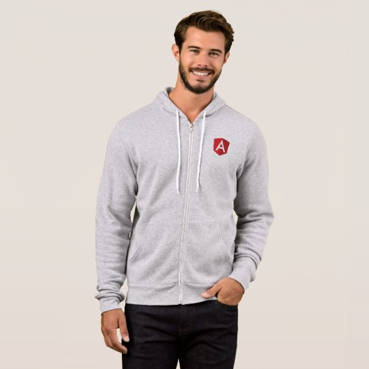 AngularJS Hoodie (Voorkant volledig)