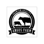 Angus-Boerderij Rubberstempel (Afrduk)