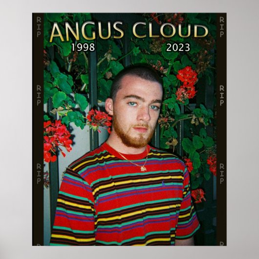 Angus Cloud personnalisable repose en paix Poster (Devant)