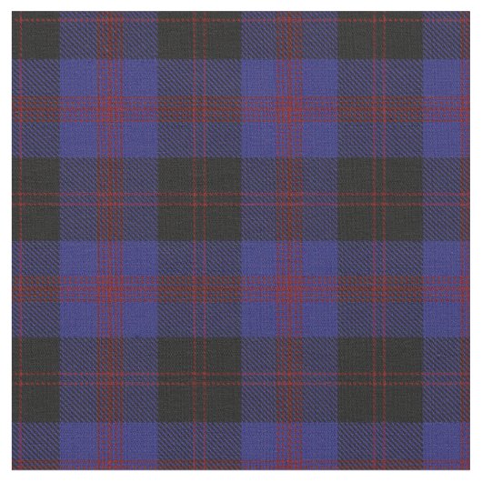 Angus District Tartan Stof (Close Up)