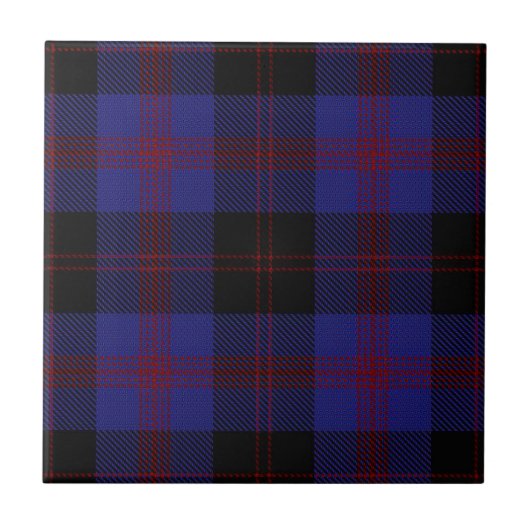 Angus District Tartan Tegeltje (Voorkant)