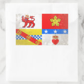 Angus Rechthoekige Sticker (Tas)