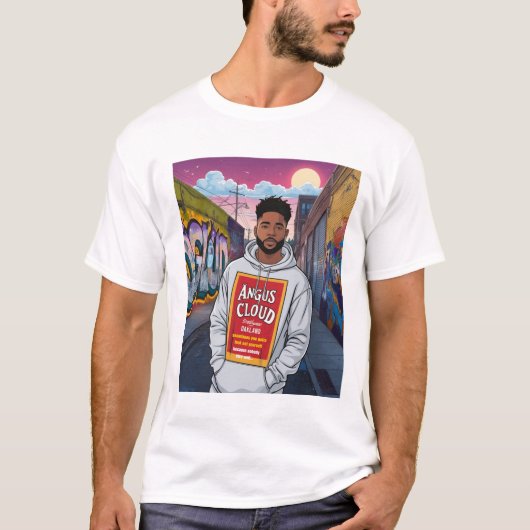 Angus wolk T-shirt (Voorkant)