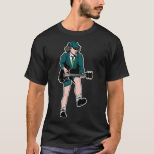 Angus Young Sticker T-shirt