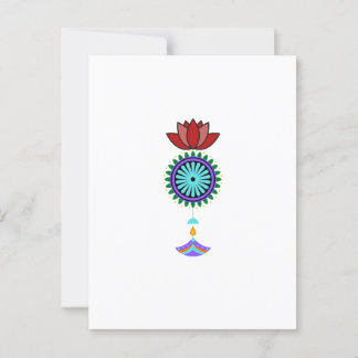 Anhänger spirituell mit Lotusblüte Briefkaart