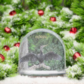 Anhinga in the Sun – Florida Wetlands Oil Painting Sneeuwbol (Kerstmis)