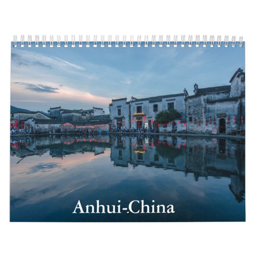 Anhui-China kalender (Hoes)