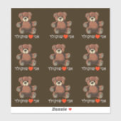 Ani Ohev (et) Shokolad - I Love Chocolate Sticker (Vel)