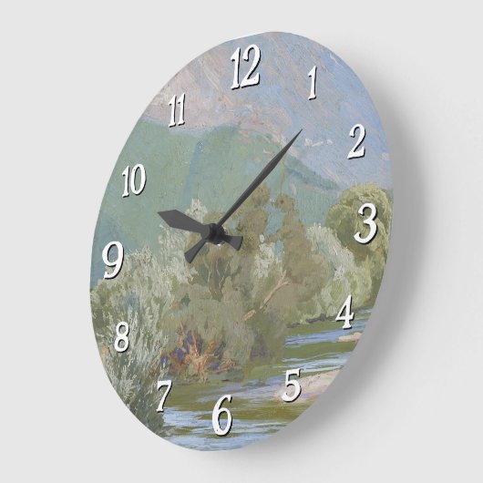 Aniene River Adembenemend Art Nouveau Landschap Grote Klok (Hoek)