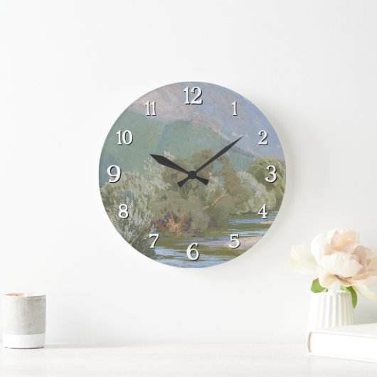 Aniene River Adembenemend Art Nouveau Landschap Grote Klok (Huis)