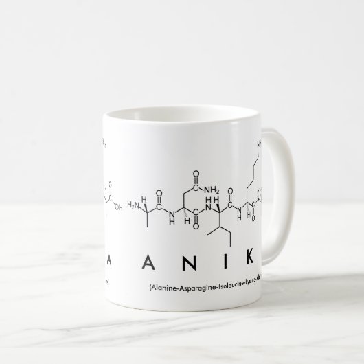 Anika peptide nom mug (Devant droit)