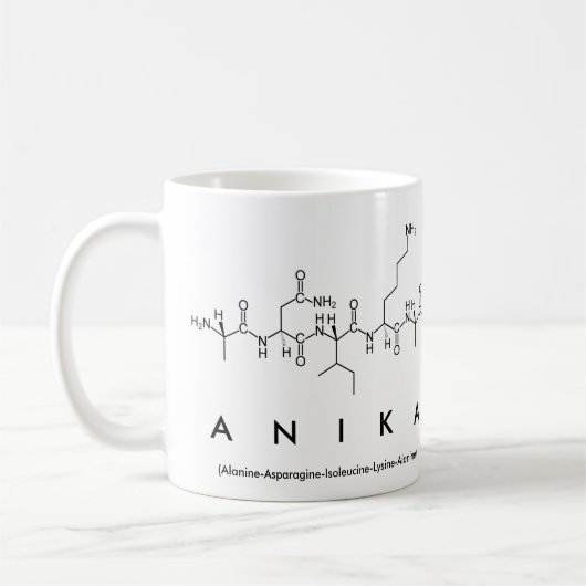 Anika peptide nom mug (Gauche)