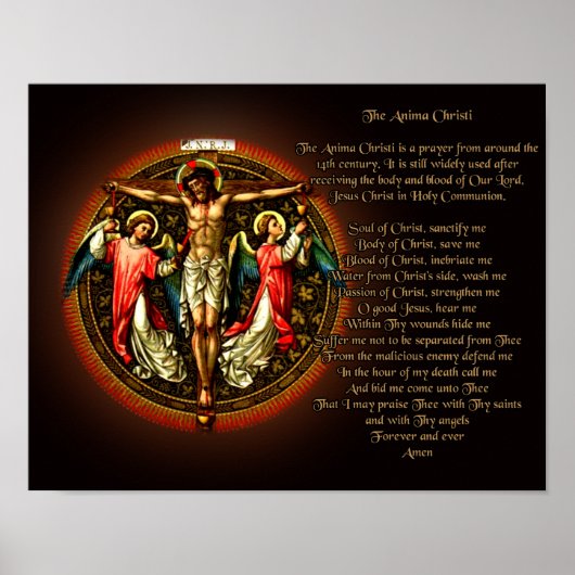 Anima Christi Poster (Voorkant)