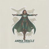 “Anima Oracle Warrior | Mystic Protector Fantasy Sticker (Voorkant)