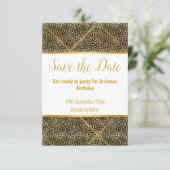 ANIMAAL LEOPARD GOLD RESPONS 2 RSVP (Staand voorkant)