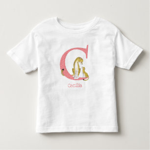 Animal ABC C is voor cheetah T-shirt