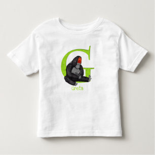 Animal ABC G is voor gorilla T-shirt