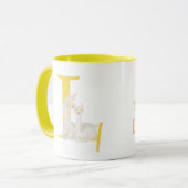 Animal ABC L is for llama mug Mok (Voorkant links)