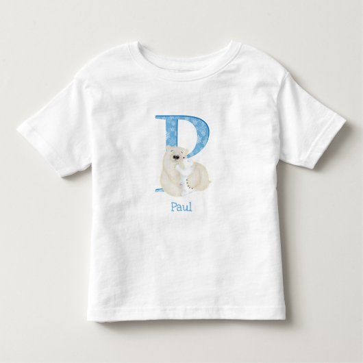 Animal ABC P est pour ours polaire T-shirt (Devant)