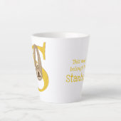 Animal ABC S is for sloth latte mug Mok (Voorkant)