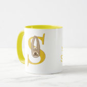Animal ABC S is for sloth mug (Devant gauche)