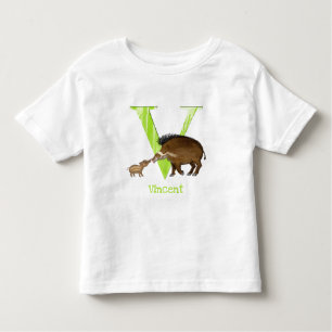 Animal ABC V is bestemd voor T-shirt van de Visaya