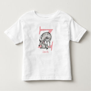 Animal ABC Z est pour zèbre T-shirt