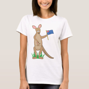 Animal Alphabet Kangaroo T-shirt