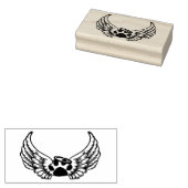Animal Angel Wings Rubberstempel (Gestempeld)
