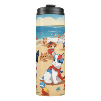 Animal Antics: Tumblers die het feest brengen. Thermosbeker