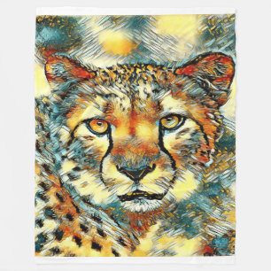Animal Art Cheetah Gifts Lovers   Cheetah Lovers Fleece Deken