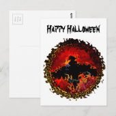 Animal Art Spooky Bat Briefkaart (Voorkant / Achterkant)