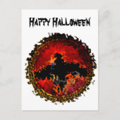Animal Art Spooky Bat Briefkaart (Voorkant)