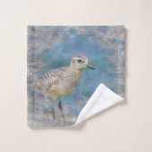 animal artistique petit oiseau (Gant de toilette)