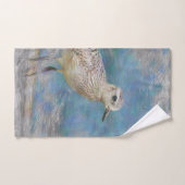 animal artistique petit oiseau (Serviette à main)