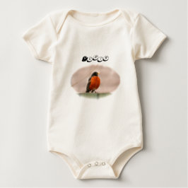 Animal Bird American Robin Romper