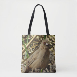 Animal Brown Towee Bird Foto Natuur Draagtas