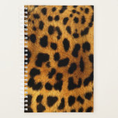 animal chic tendance motif brun empreinte de léopa (Devant)