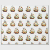 Animal Christmas Magic Cadeaupapier (Vlak)