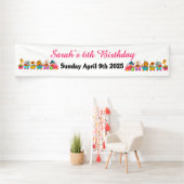 Animal Circus Train Kids Birthday in Pink Spandoek (Insitu)