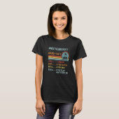 Animal Control Worker Hourly Rate T-Shirt Retro Jo (Devant entier)