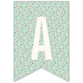 Animal Cookie Birthday Bunting Banner - Mint (Derde vlag)