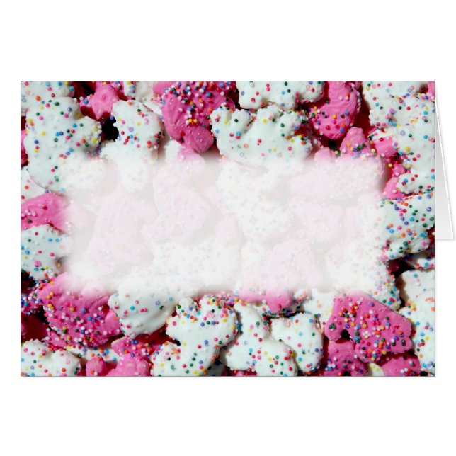 Animal Crackers-kaart (Voorkant Horizontaal)