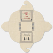 Animal Crate Dinosaur Jurassic Verjaardag Groot Bedankdoosjes (Ongevouwen)