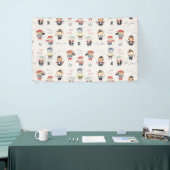 Animal Crew gamin Party Pirate Bannière (Salon professionnel)