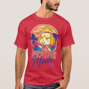 Animal Crossing New Horizons Isabelle Vakantie Mod T-shirt