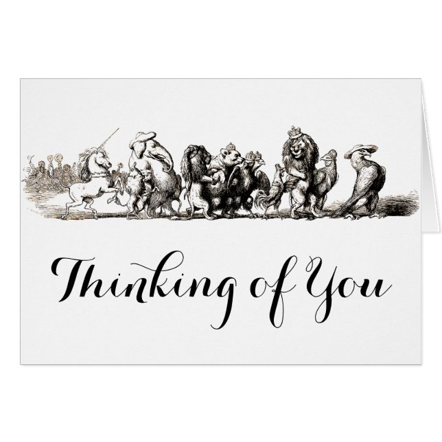 Animal Cute Art Unicorn Elephant Lion Zoo (Devant horizontal)