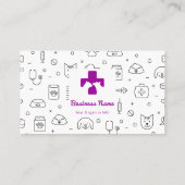 Animal de compagnie | Carte de visite simple (Dos)