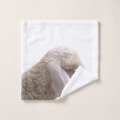 Animal de ferme de profil de moutons (Gant de toilette)