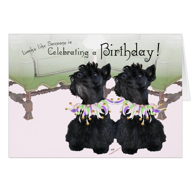 Animal de fête Scottish Terriers (Devant horizontal)